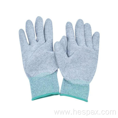 Hespax DMF Free PU Coating Gloves Wholesale Electronic